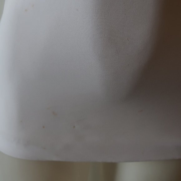 WOMENS CHRISTINA MAKOWSKY WHITE SILVER-TONED JEWELED NECK TOP XS * - Picture 11 of 16